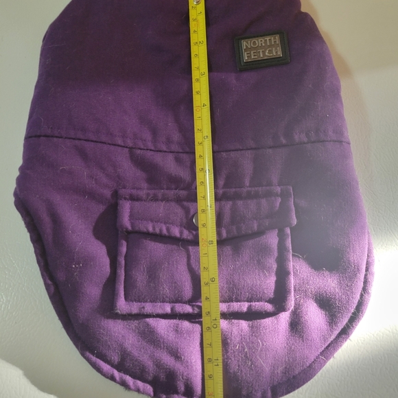 North Fetch Small Purple Dog Jacket - Picture 8 of 8
